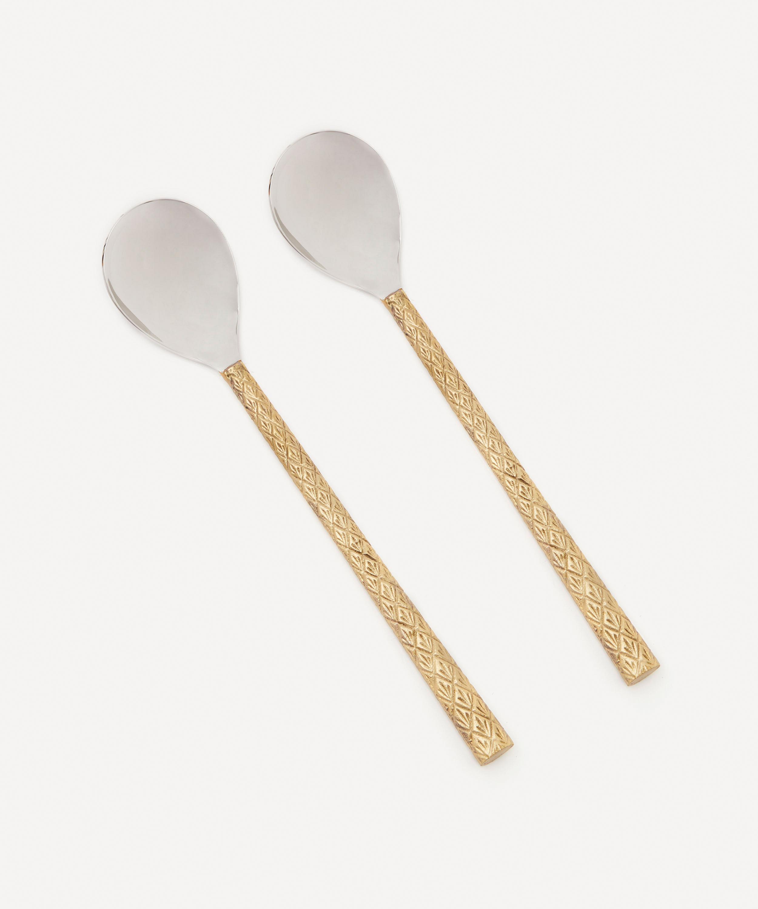 Doing Goods - Chameli Salad Serving Spoons Set of Two image number 0