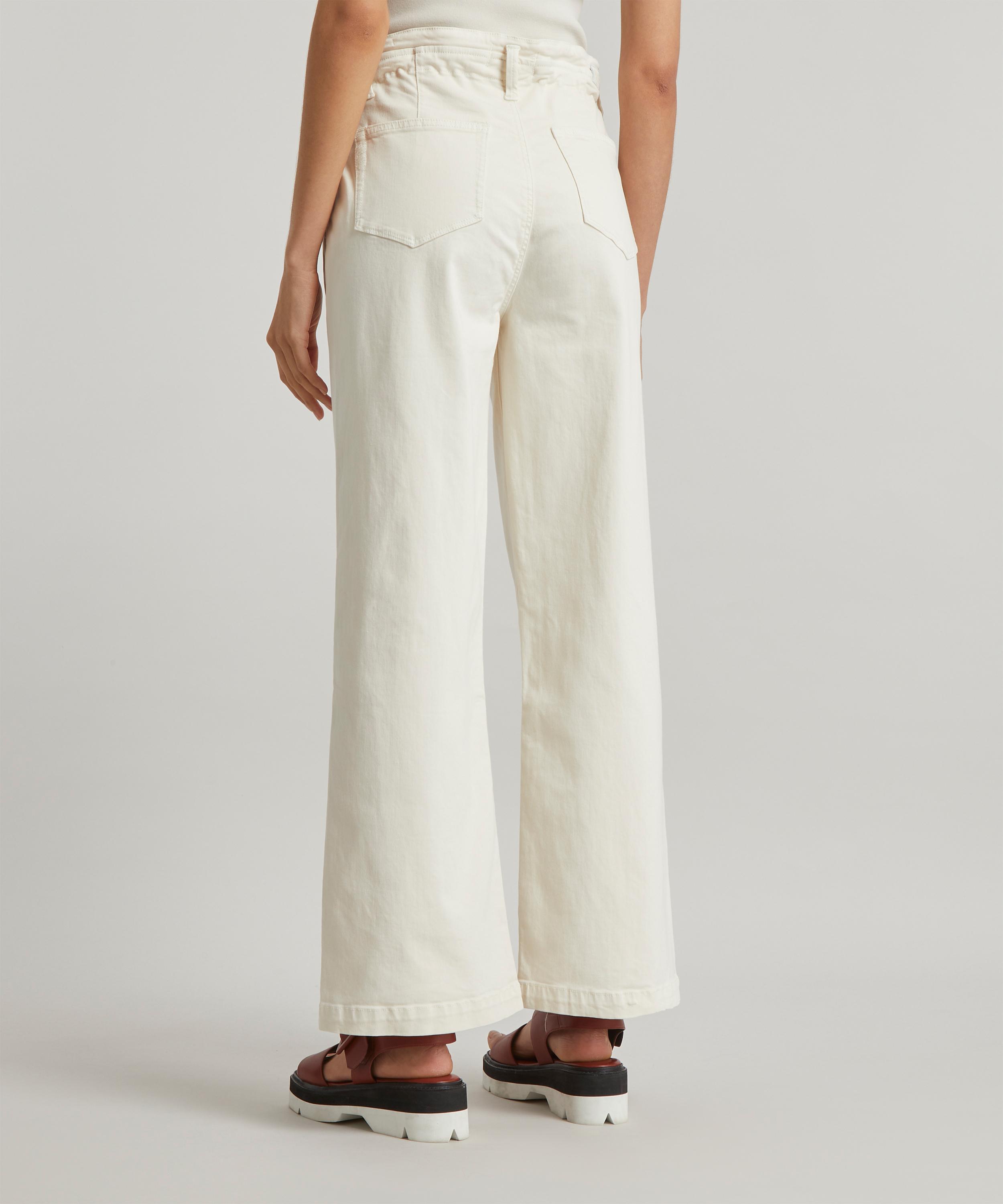 Paige - Carly High-Rise Wide-Leg Jeans image number 3
