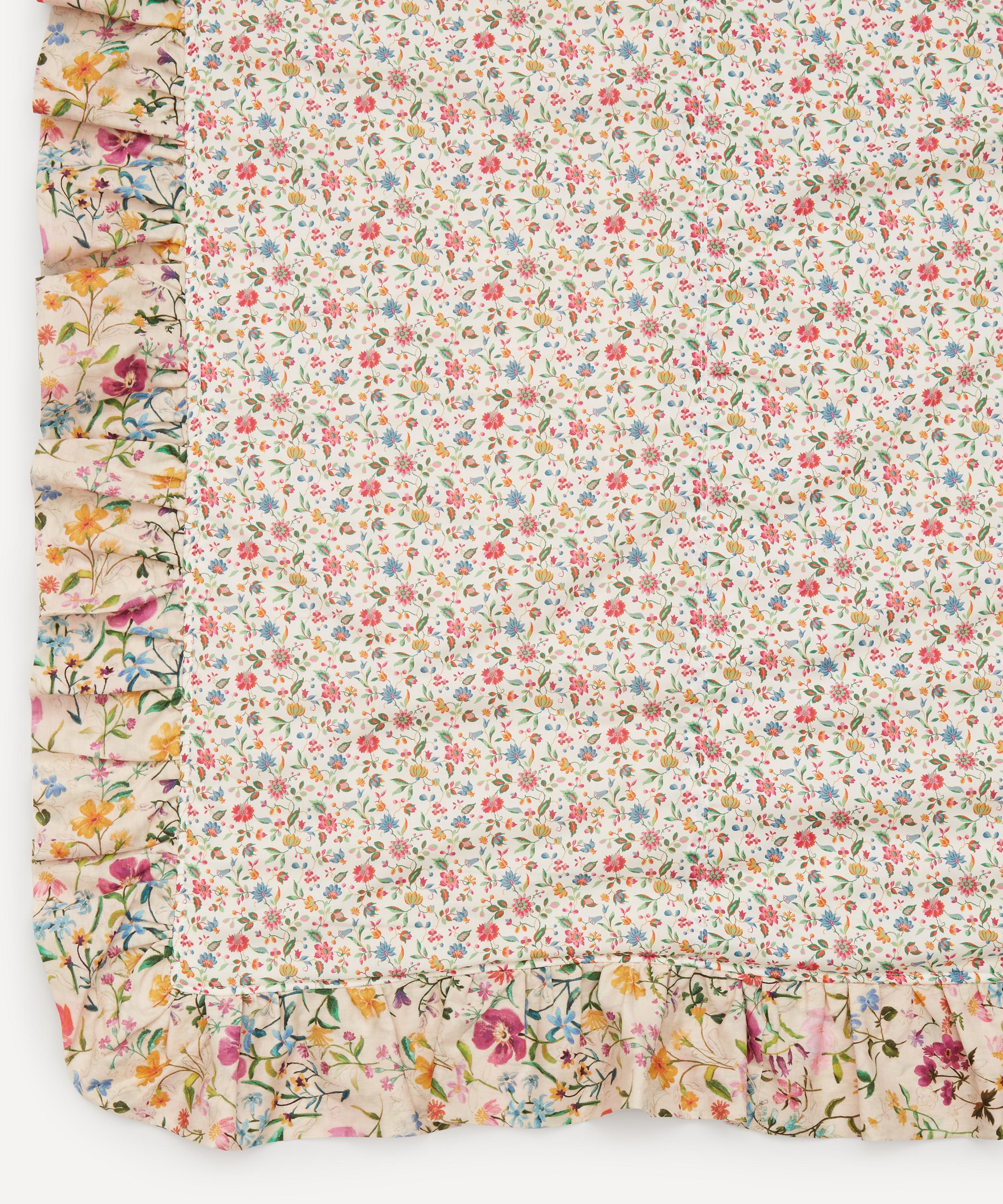 Coco & Wolf - Linen Garden and Luna Belle Gathered Frill Edged Double Bedspread image number 2