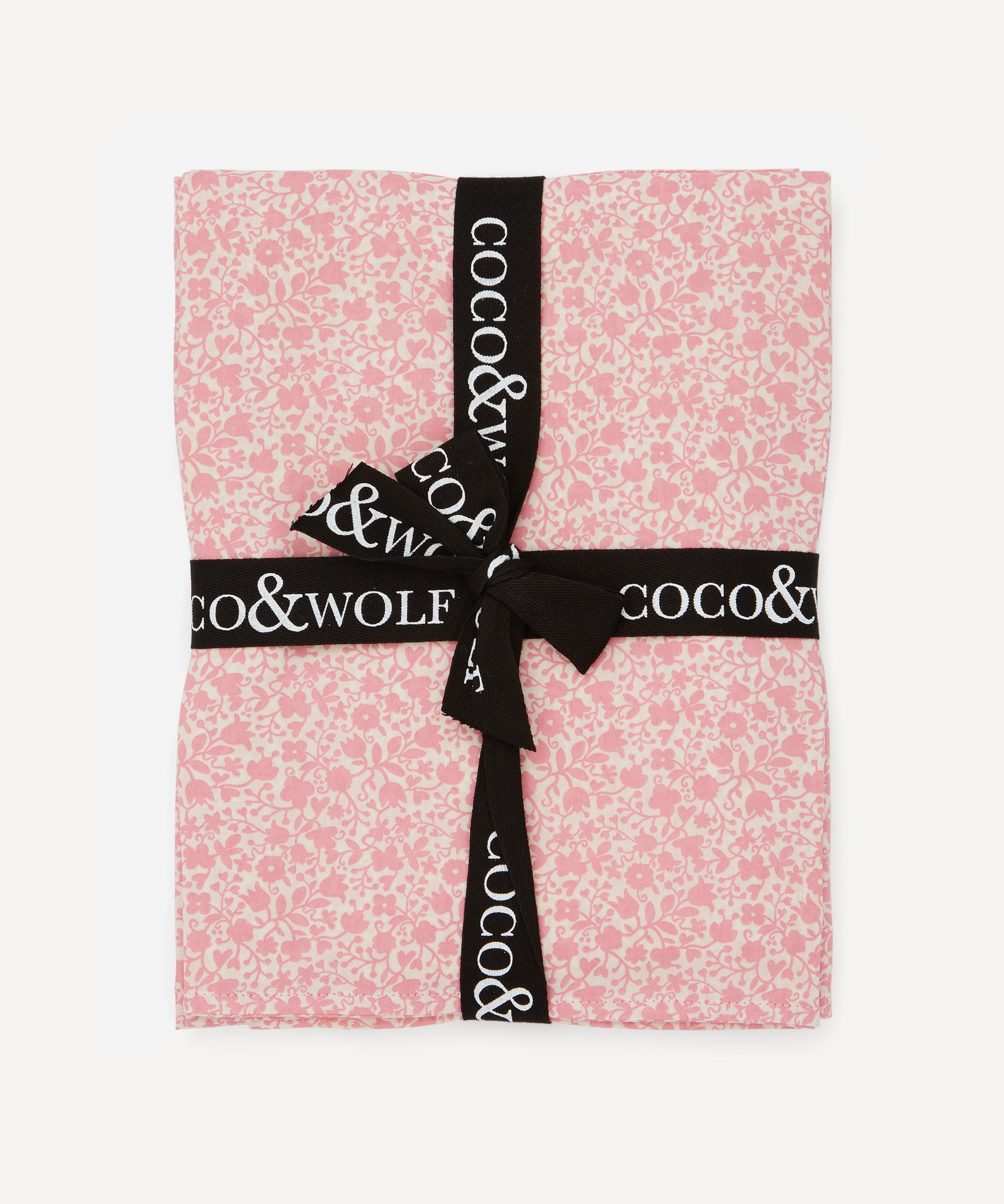 Coco & Wolf - Floral Stencil Cotton Pillowcases Set of Two image number 3