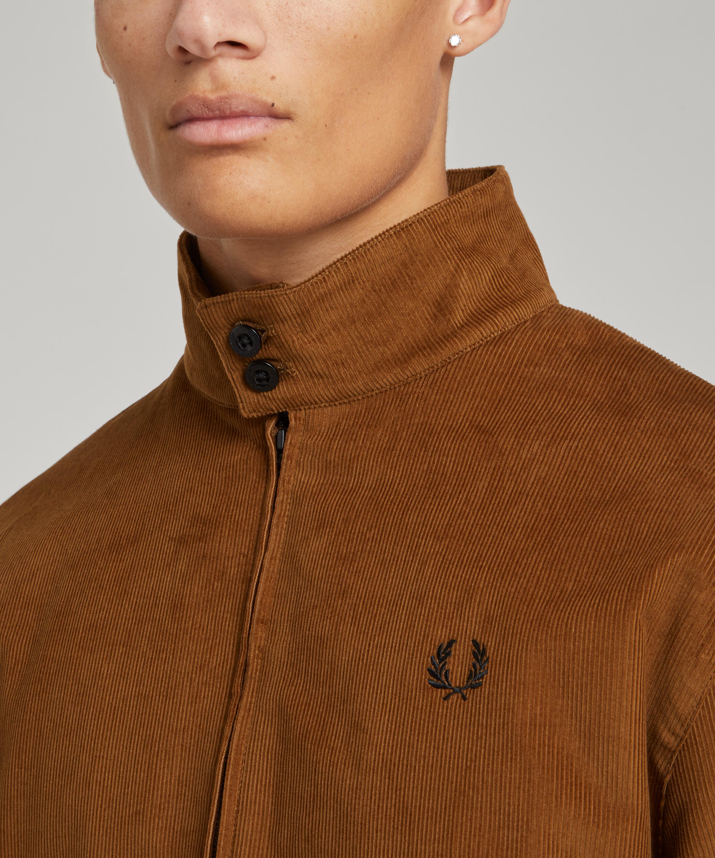 fred perry cord harrington jacket