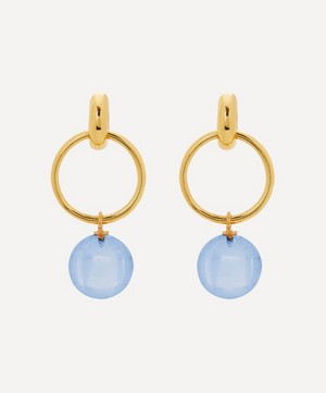 Shyla - Gold-Plated Layla Glass Ball Drop Earrings image number 0