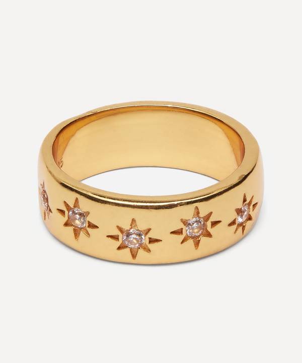 Shyla - Gold-Plated Romy Crystal Star Ring