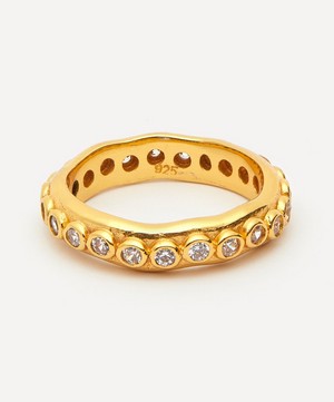 Shyla - Gold-Plated Astri Eternity Ring image number 0
