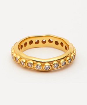 Shyla - Gold-Plated Astri Eternity Ring image number 2