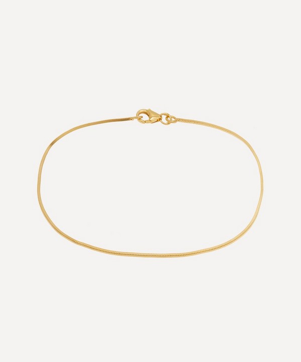 Shyla - Gold-Plated Thin Snake Chain Bracelet image number null