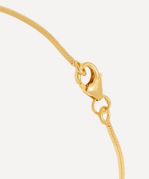 Shyla - Gold-Plated Thin Snake Chain Bracelet image number 3