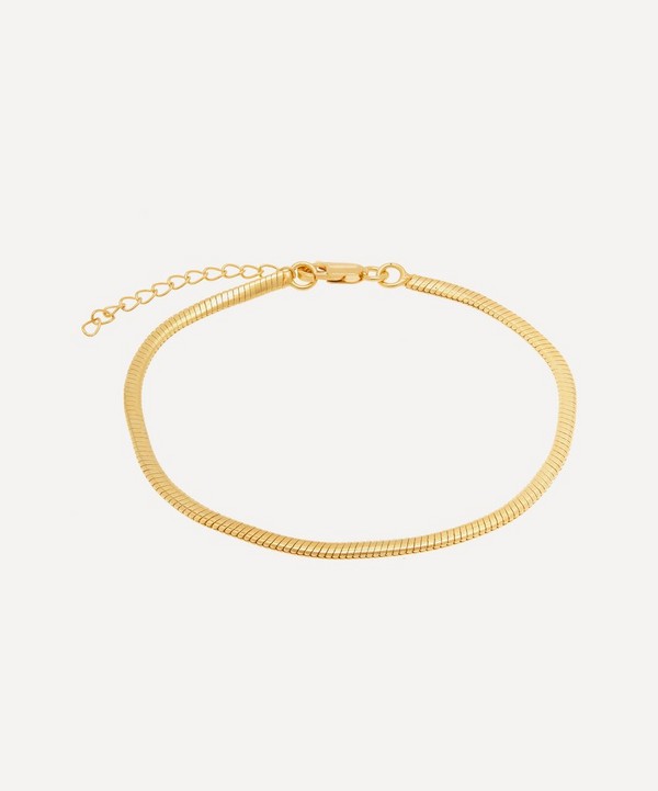 Shyla - Gold-Plated Thick Snake Chain Bracelet image number null