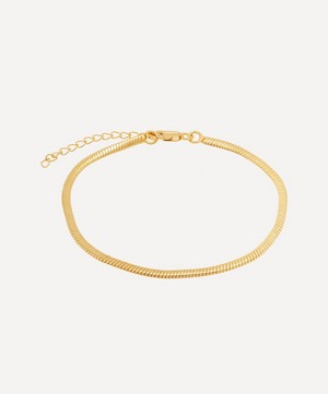 Shyla - Gold-Plated Thick Snake Chain Bracelet image number 0