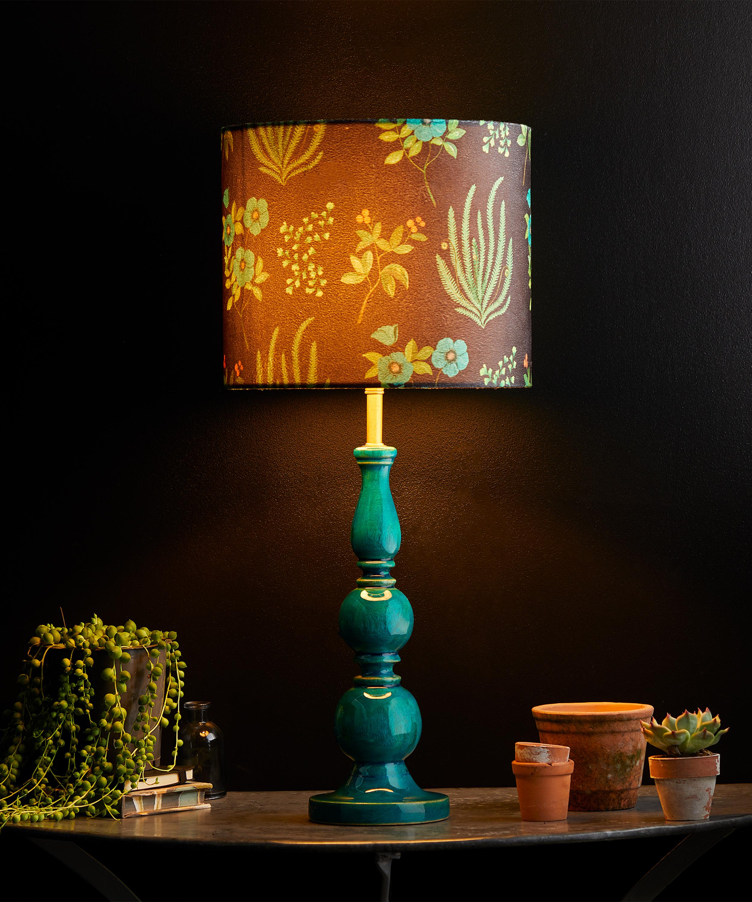 Pooky - Botanical Flora Drum Lampshade image number 1