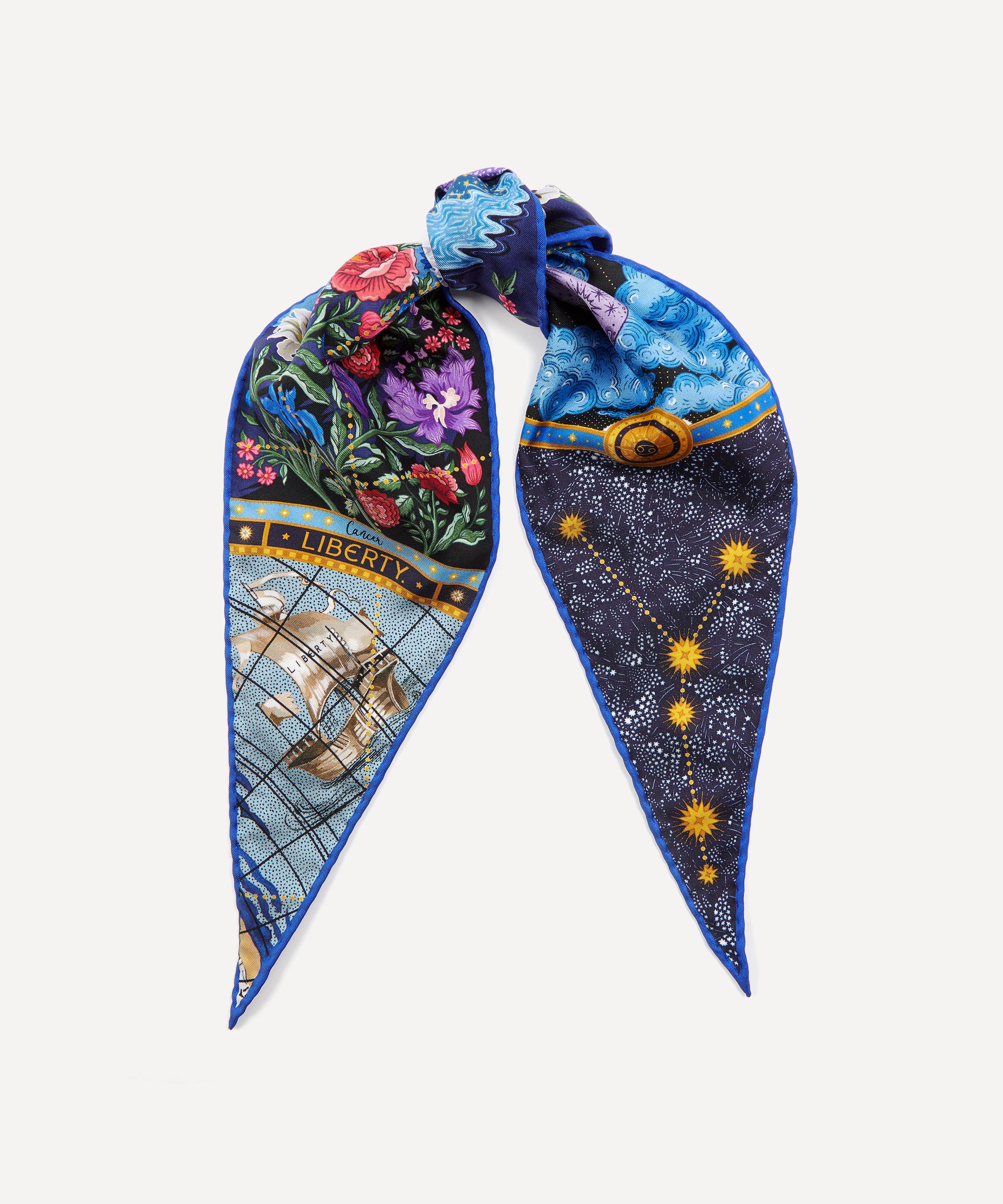 Liberty - Cancer 100 x 30cm Silk Twill Lozenge Scarf image number 1