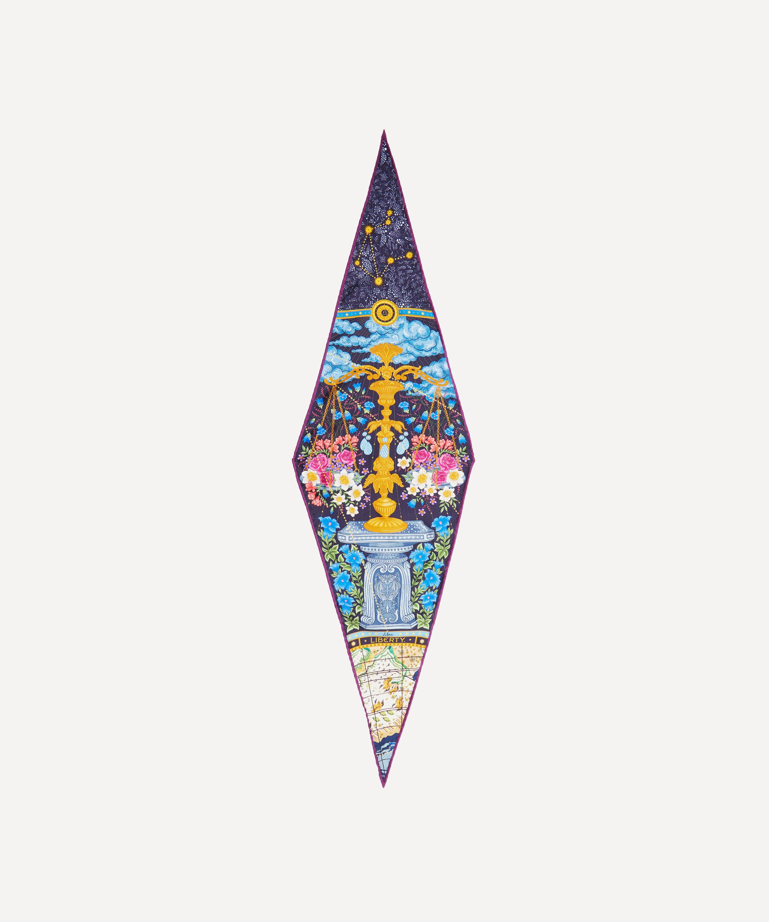 Liberty - Libra 100 x 30cm Silk Twill Lozenge Scarf image number 0