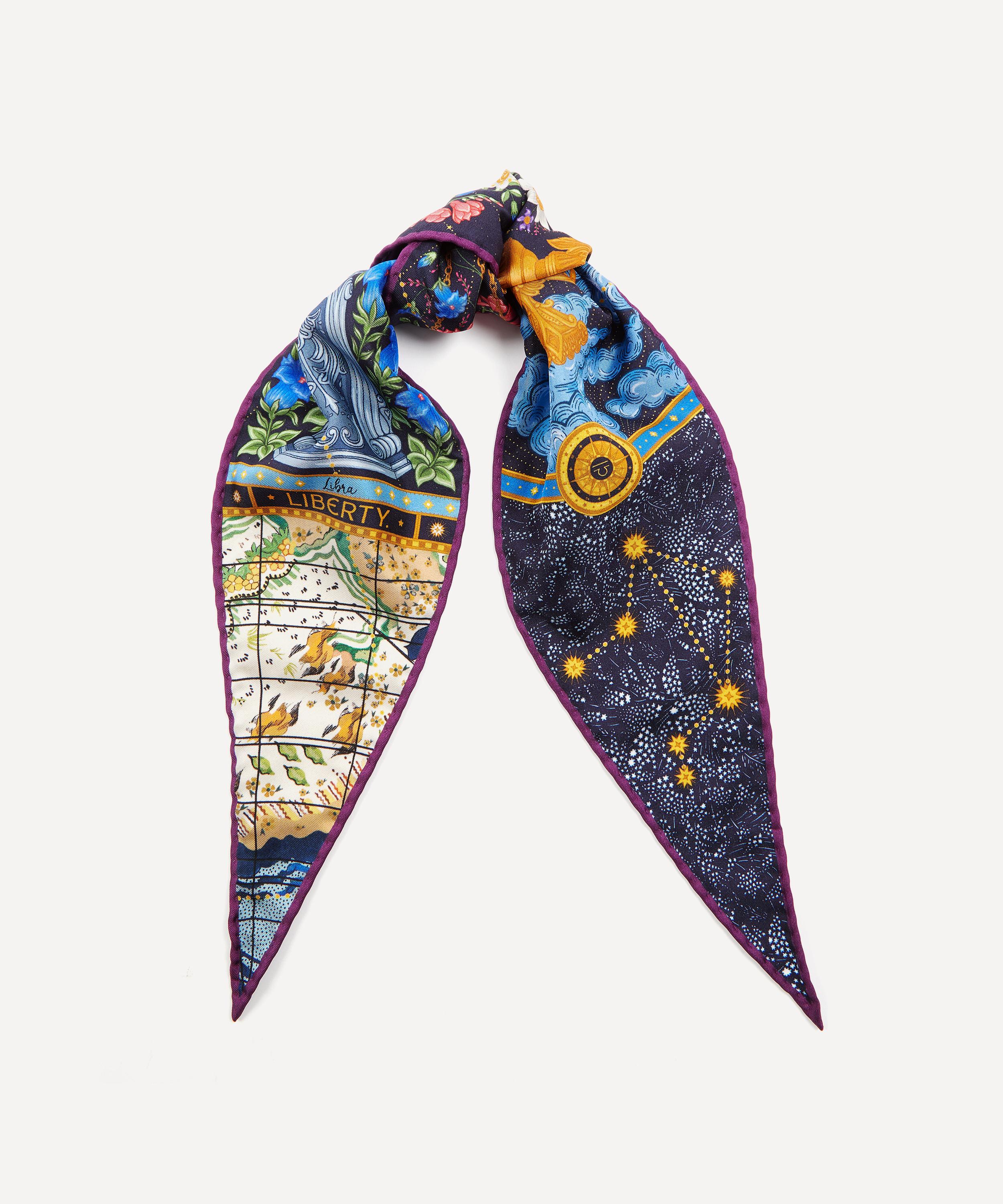 Liberty - Libra 100 x 30cm Silk Twill Lozenge Scarf image number 2