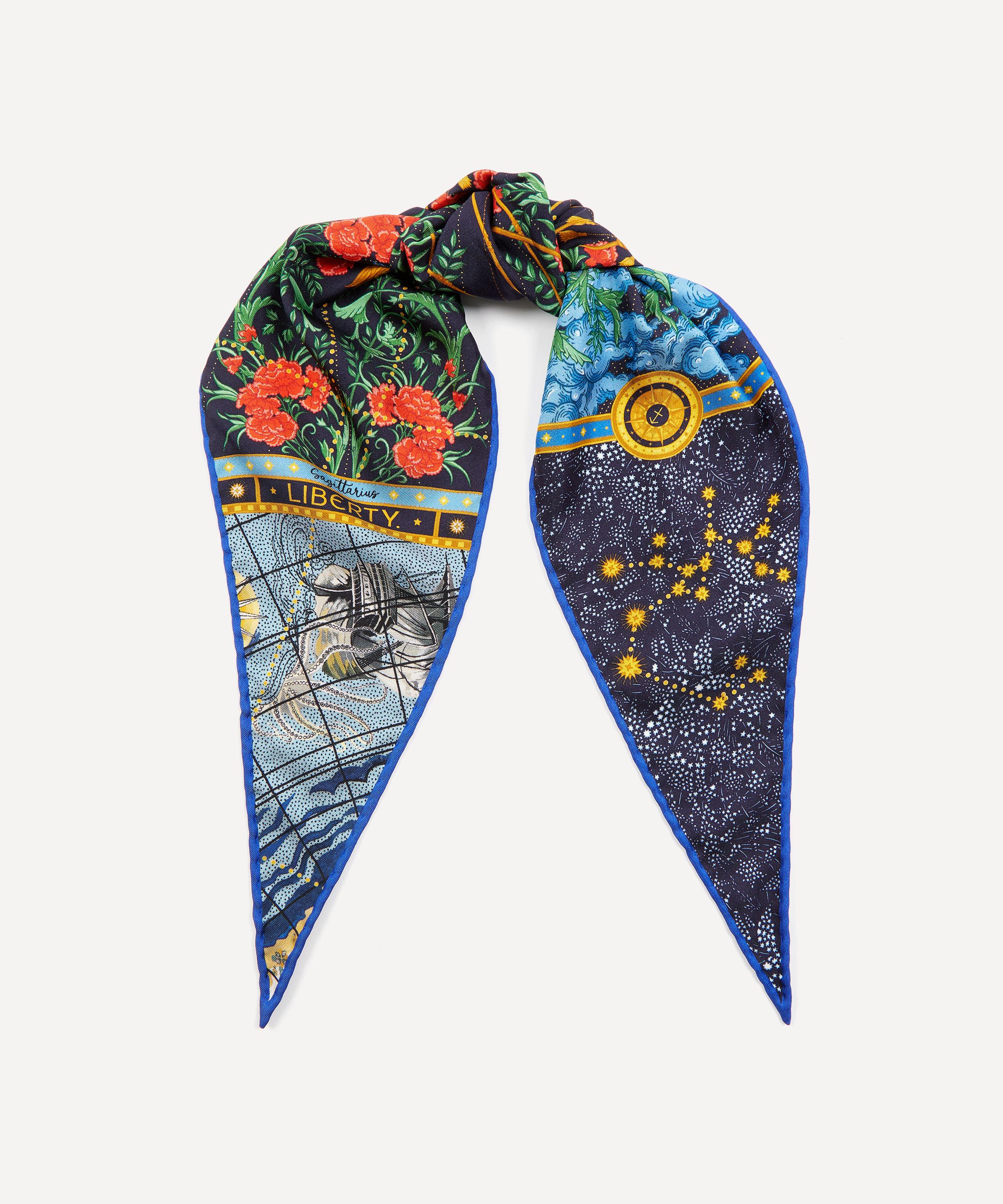 Liberty - Sagittarius 100 x 30cm Silk Twill Lozenge Scarf image number 1