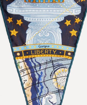 Liberty - Scorpio 100 x 30cm Silk Twill Lozenge Scarf image number 2