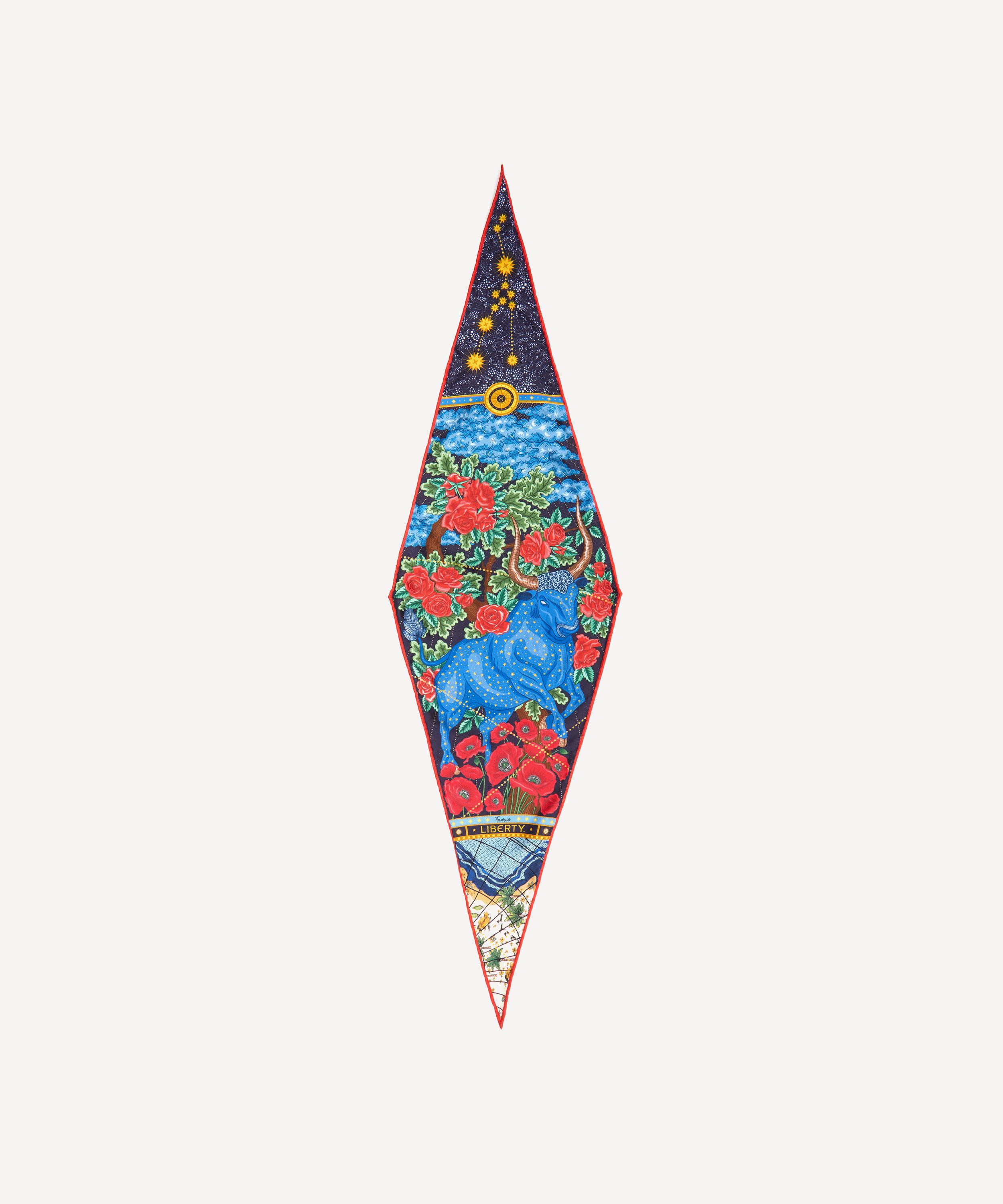 Liberty - Taurus 100 x 30cm Silk Twill Lozenge Scarf image number 0