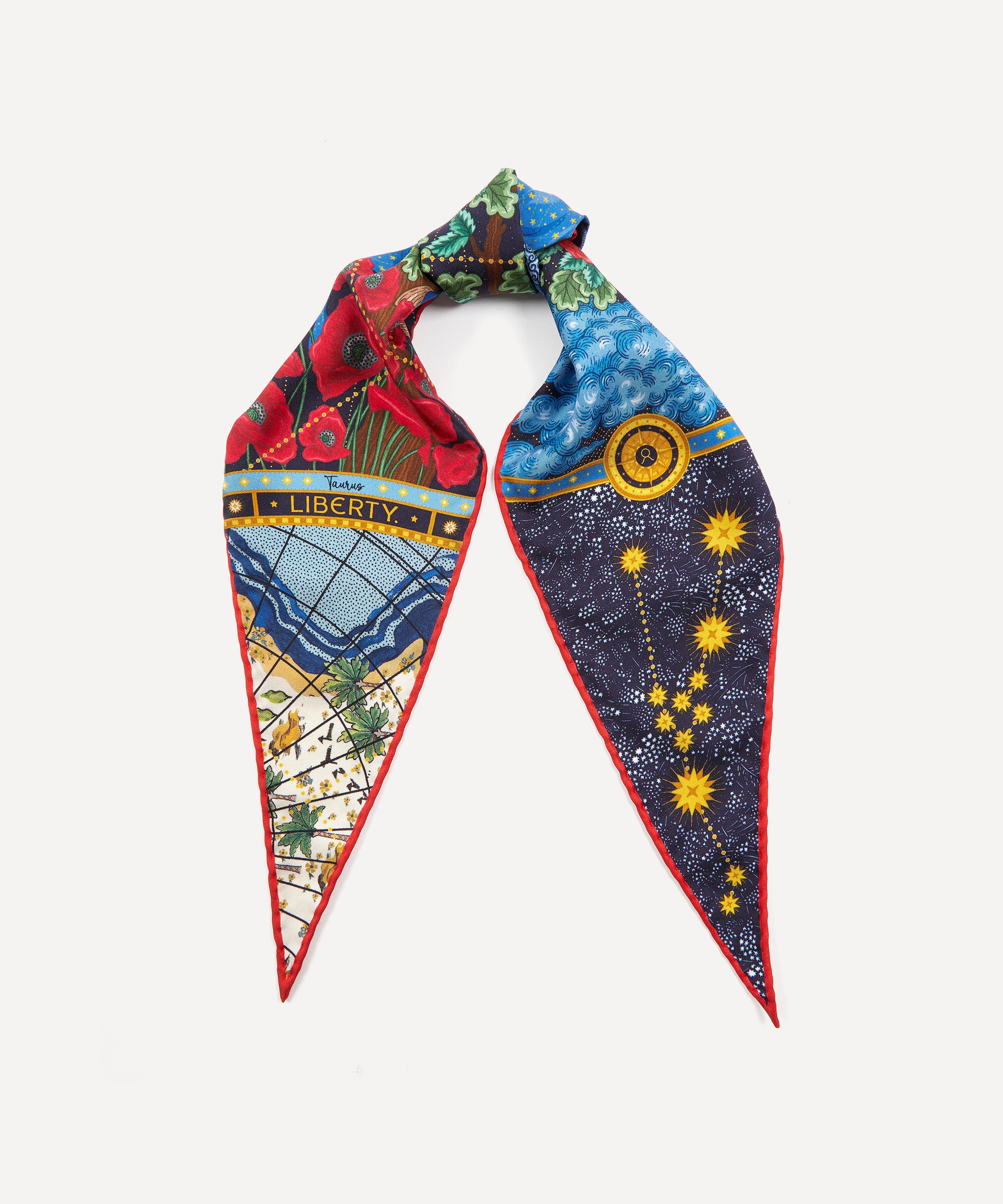 Liberty - Taurus 100 x 30cm Silk Twill Lozenge Scarf image number 1