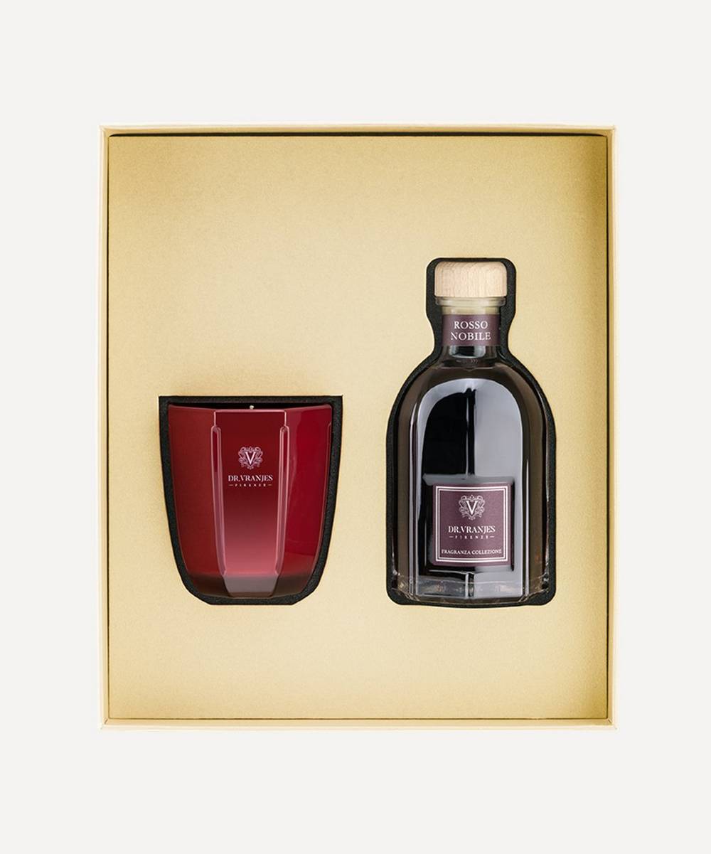 Dr Vranjes Firenze - Rosso Nobile Diffuser 250ml and Candle 200g Gift Box