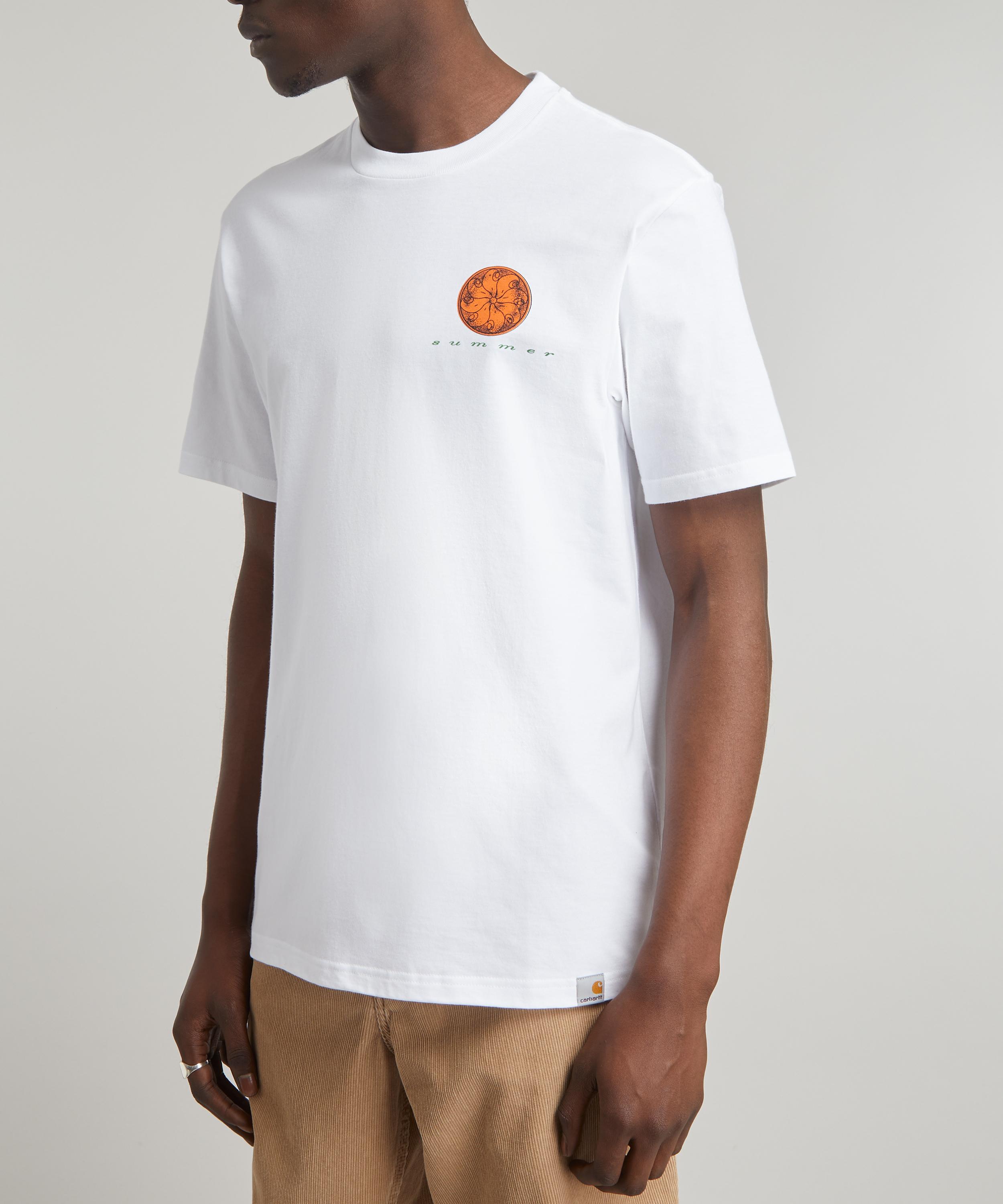 Signature Short-Sleeved Crew Neck T-Shirt - Luxury Orange