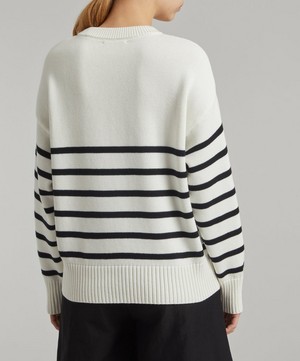 Ami - Ami de Coeur Striped Sweater image number 3