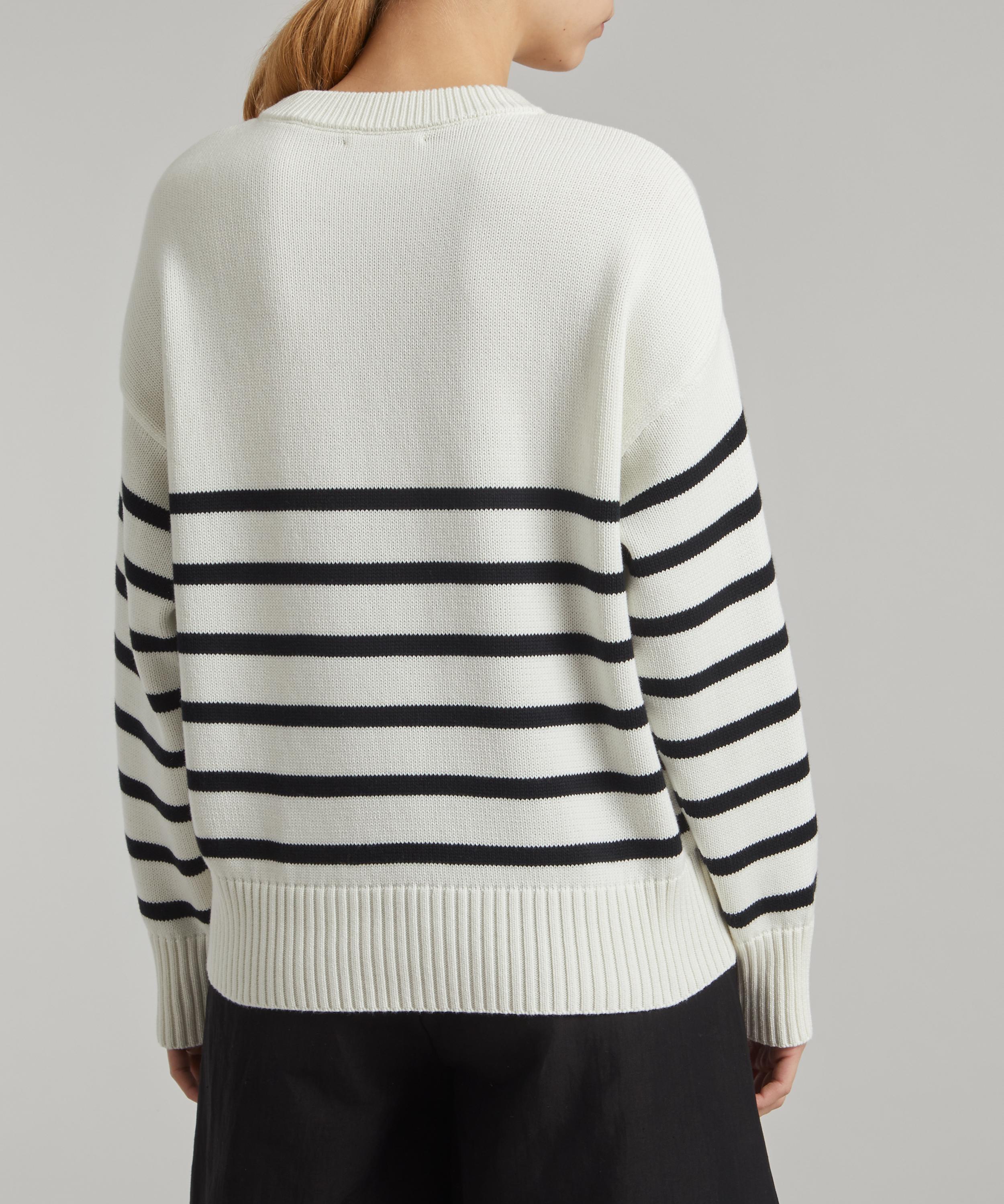 Black Ami De Coeur Striped Sweater