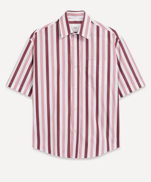 Unisex Striped Short-Sleeved Shirt