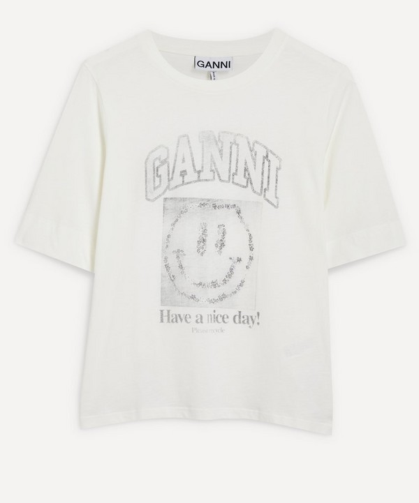 Ganni - Smile Graphic T-Shirt image number null
