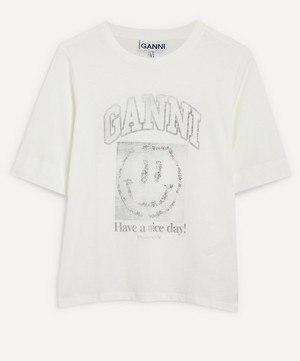 Ganni - Smile Graphic T-Shirt image number 0