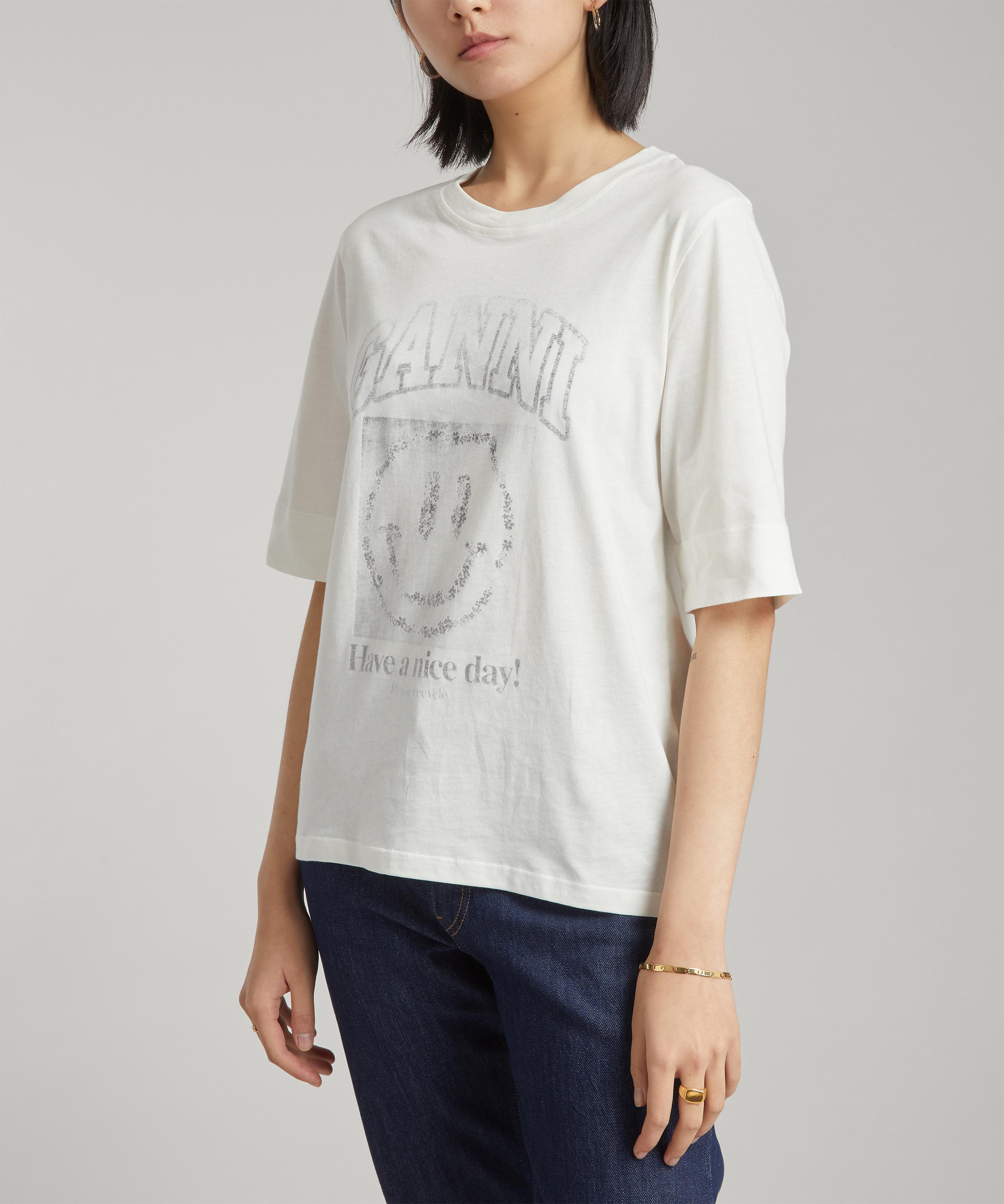 Ganni Smile Graphic T-Shirt