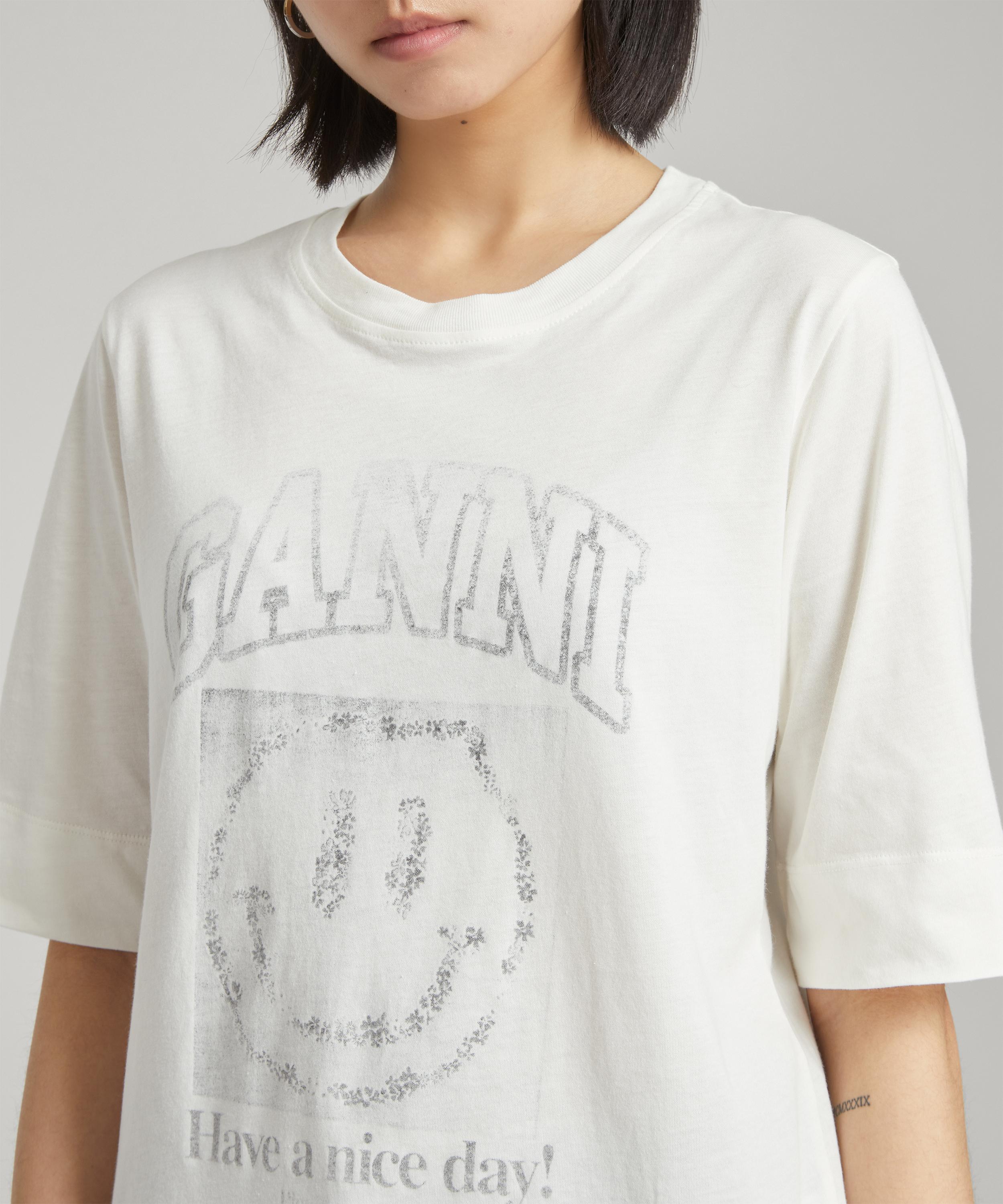 Ganni Smile Graphic T-Shirt