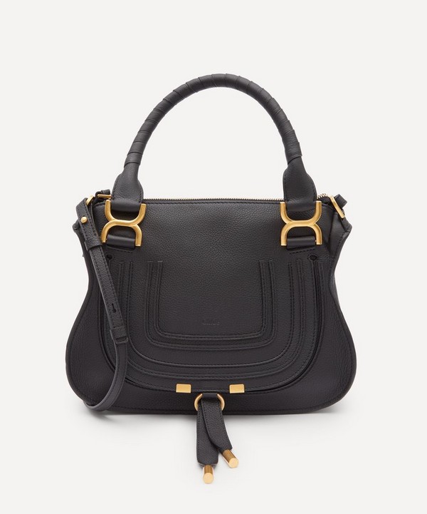 Chloé - Marcie Small Leather Double Carry Handbag image number null