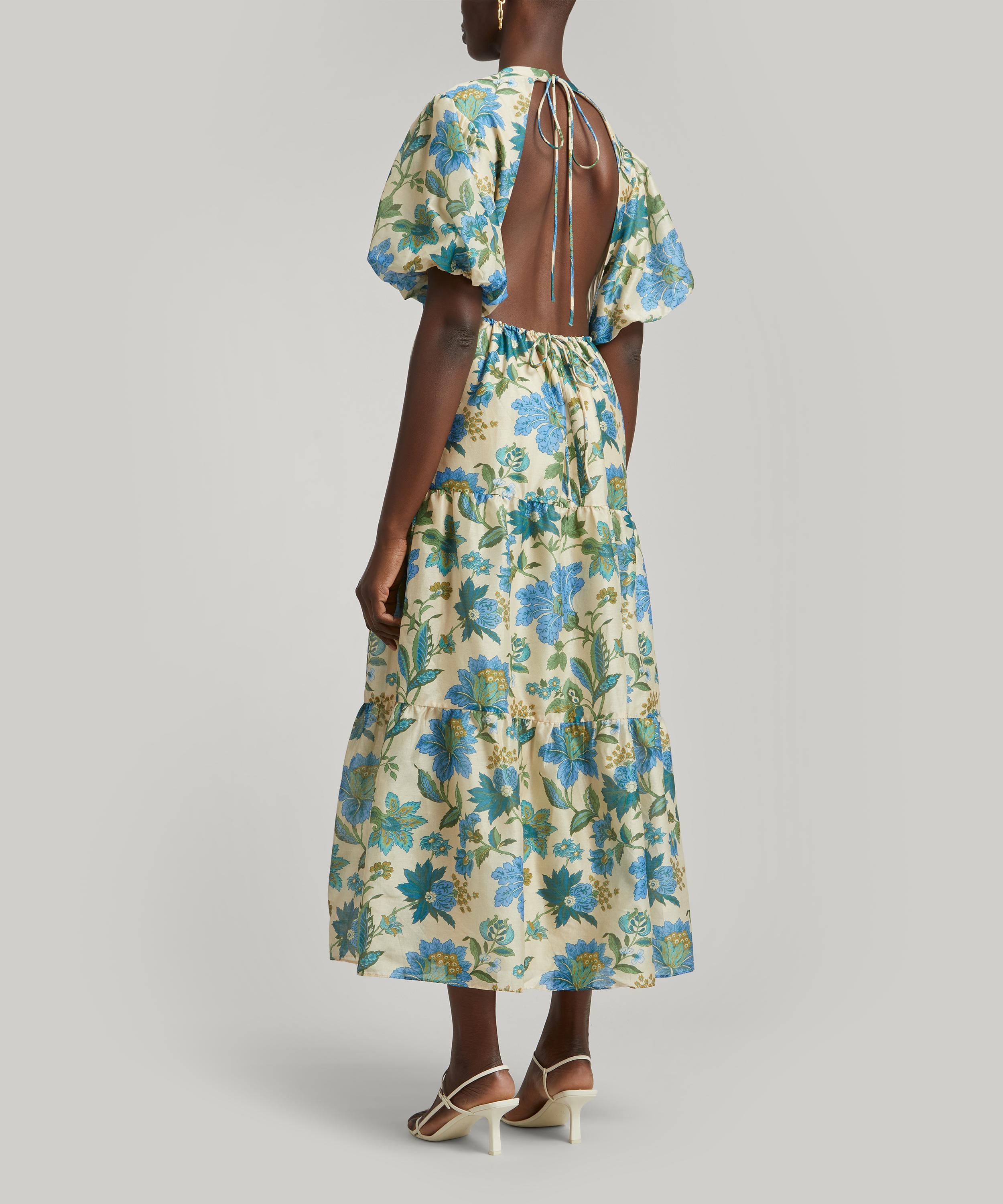 SIR - Celia Open Back Midi-Dress image number 3
