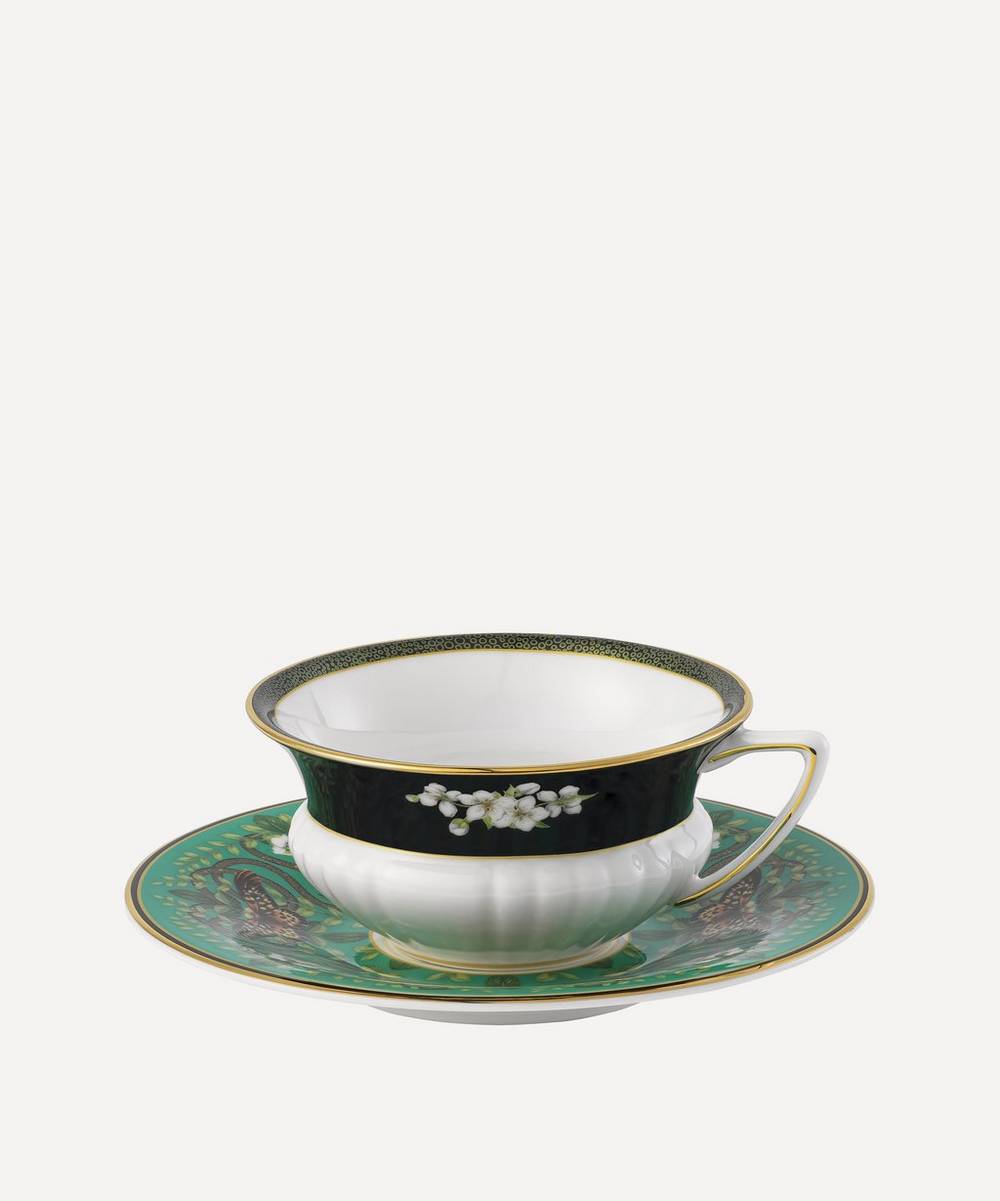 Wedgwood - Wonderlust Emerald Forest Bone China Teacup & Saucer