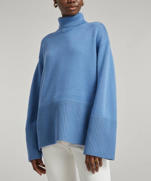 Organic Cotton & Wool Knit Turtleneck Luisaviaroma Girls Clothing Sweaters Turtlenecks 