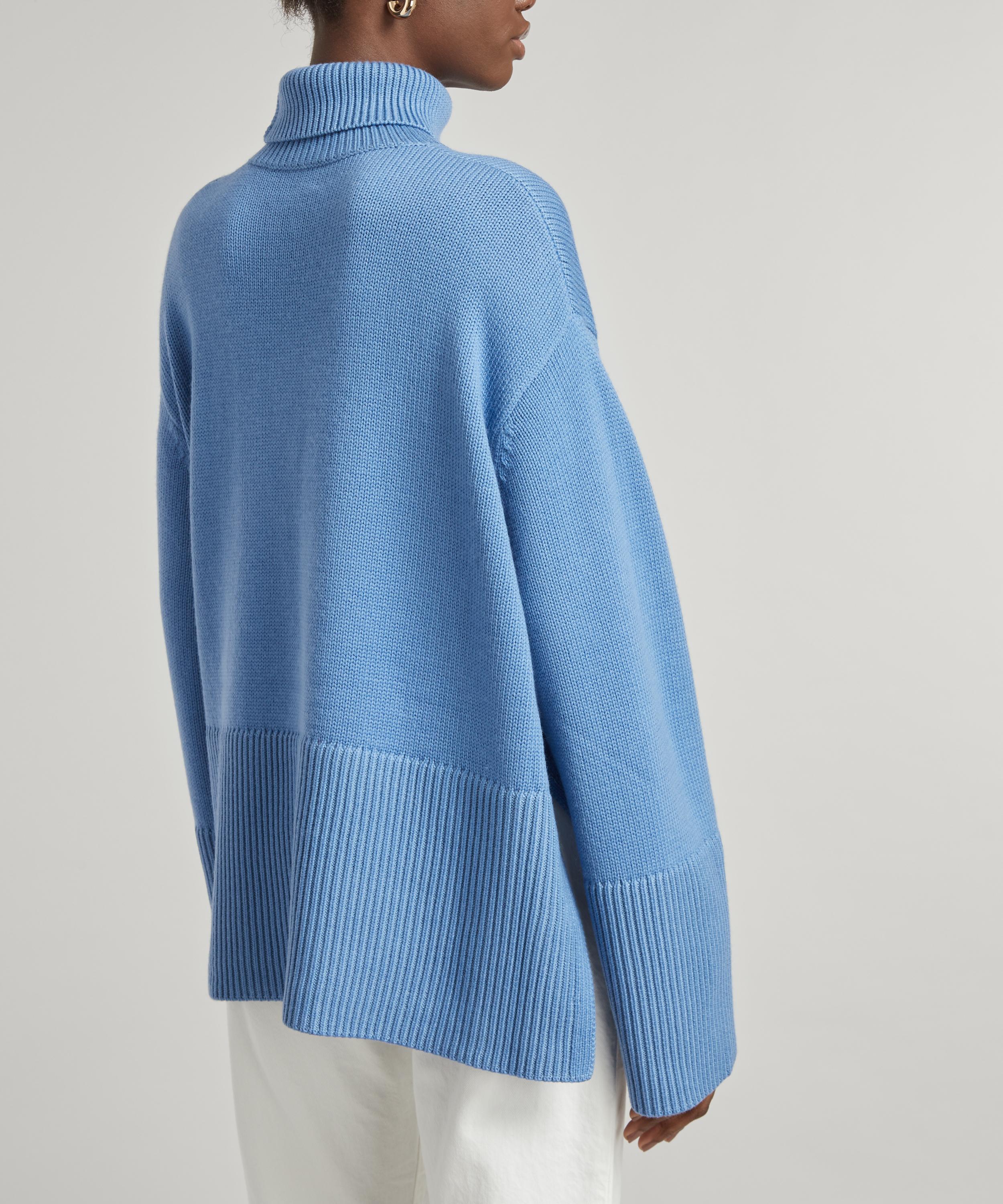 Toteme - Wool-Cotton Turtleneck Jumper image number 3