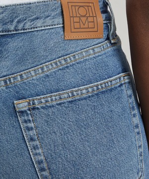 Toteme - Classic Cut Denim Jeans image number 4