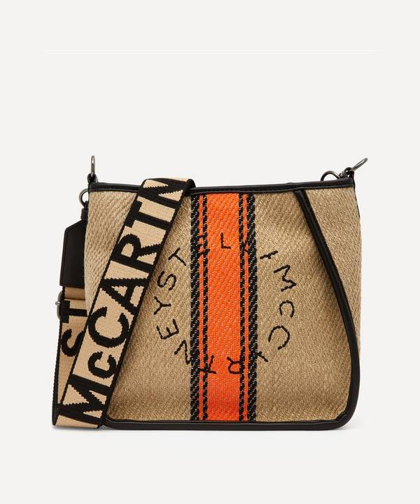 Stella McCartney - Stella Logo Mini Linen-Blend Cross-Body Bag