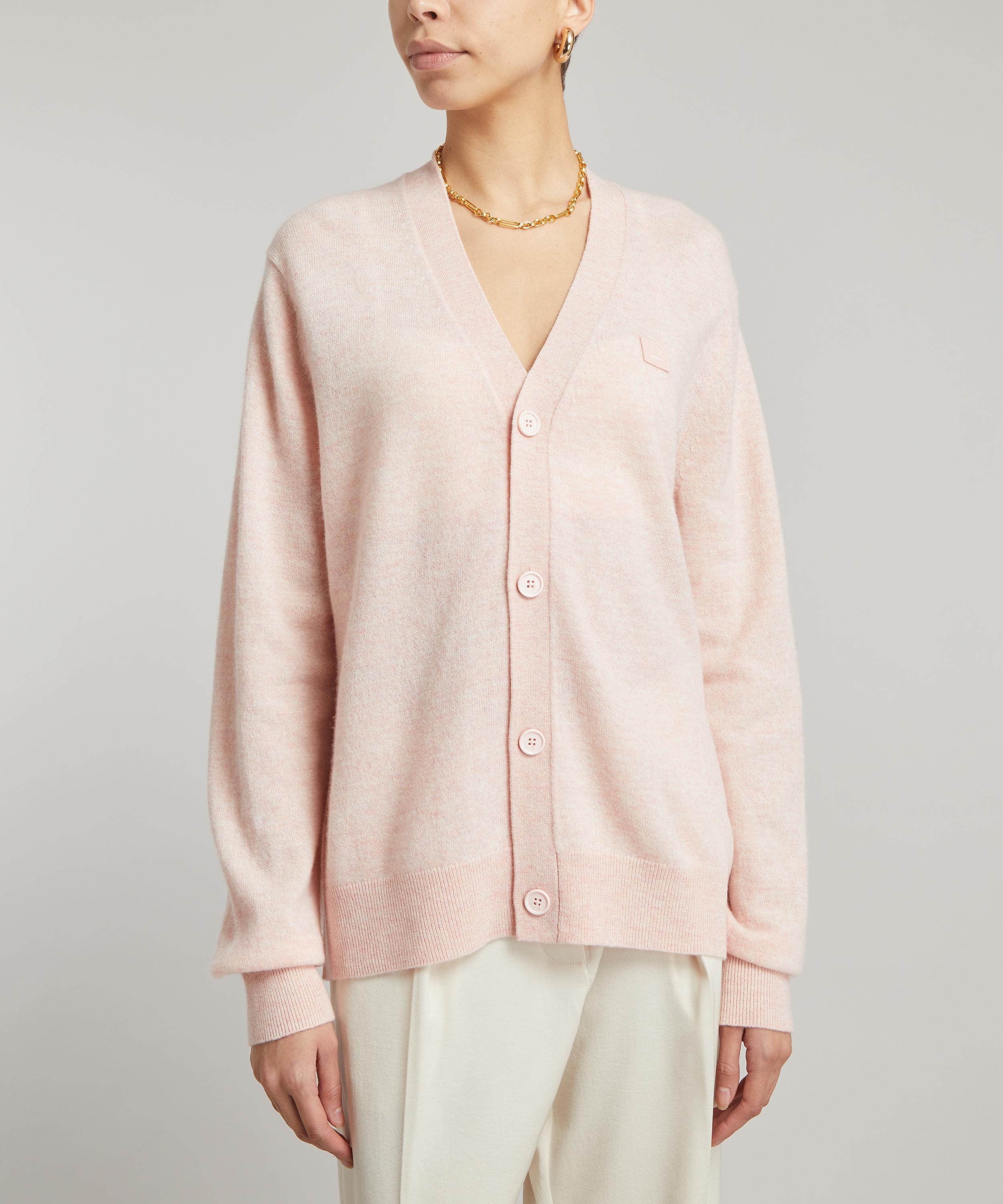 Acne Studios Face Knitted Cardigan | Liberty 