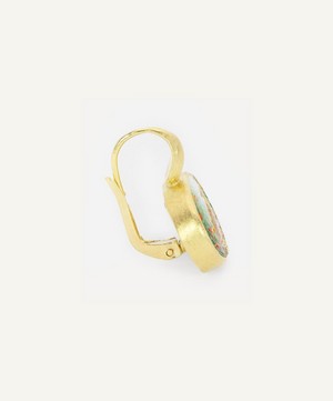 Kojis - 18ct Gold Micro-Mosaic Drop Earrings image number 2
