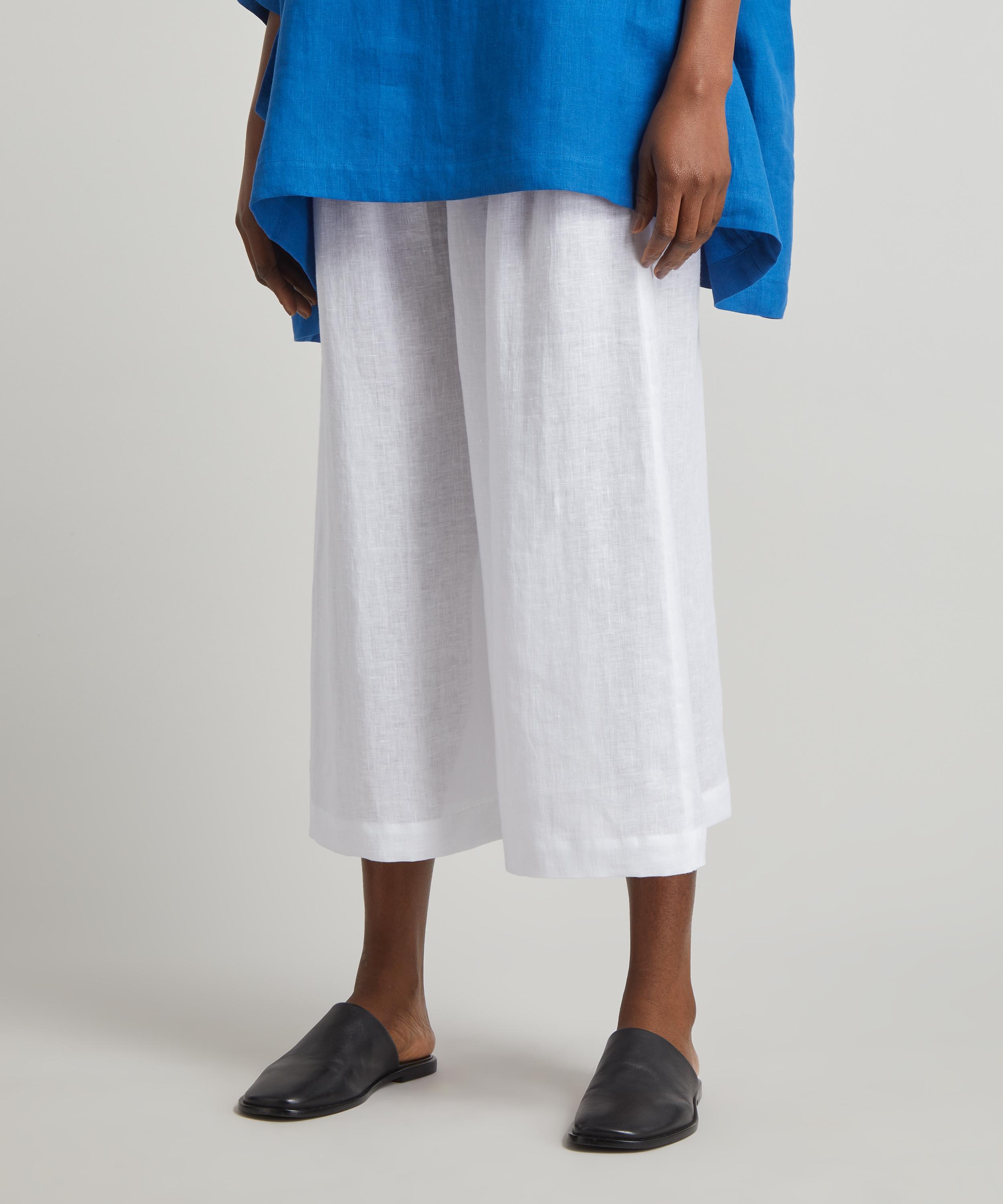 Eskandar - Flared Cropped Trousers image number 1