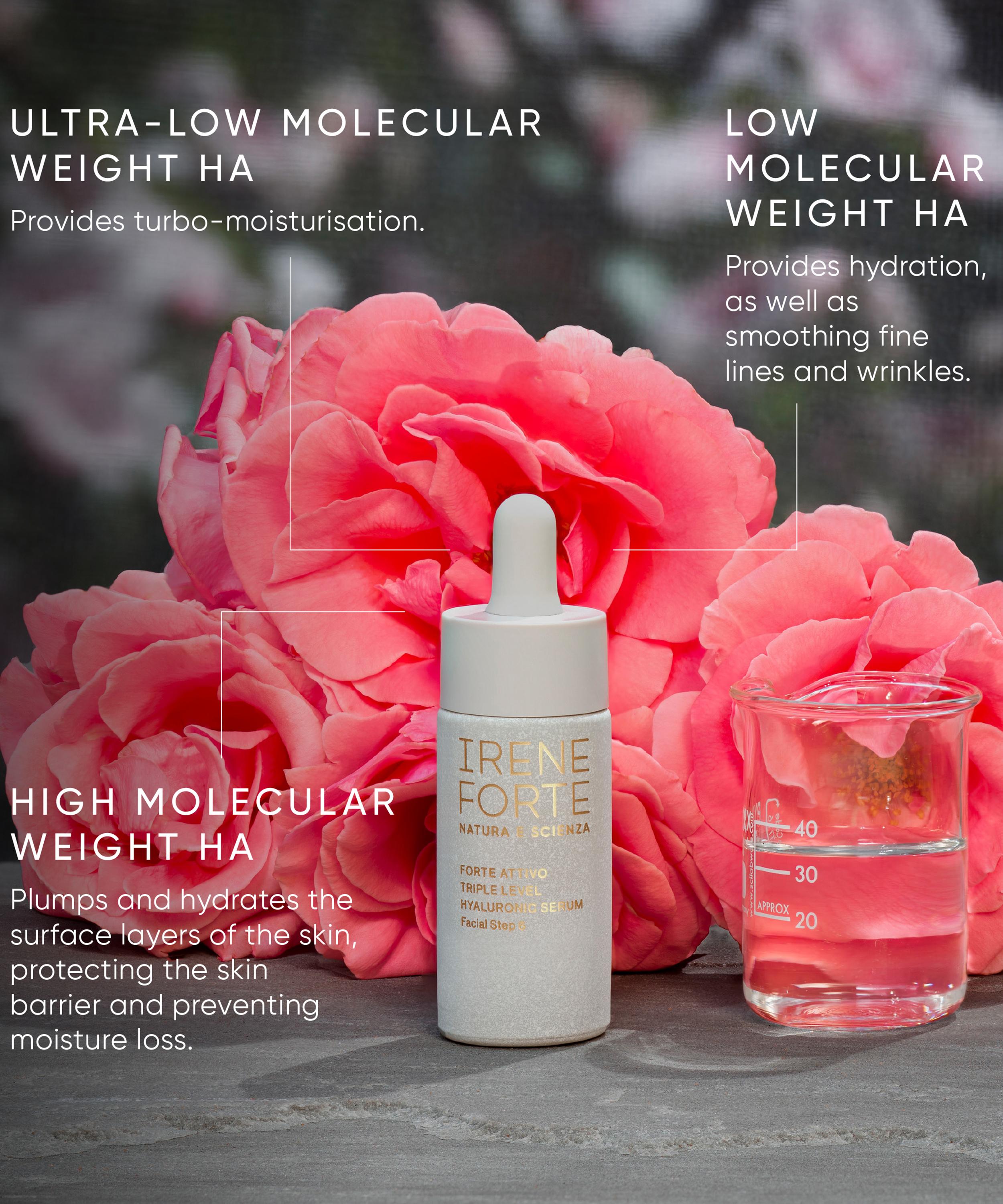 Irene Forte - Triple Level Hyaluronic Serum with Ultra-Low Weight HA 15ml image number 1
