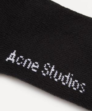 Acne Studios - Face Yourself Logo Socks image number 2