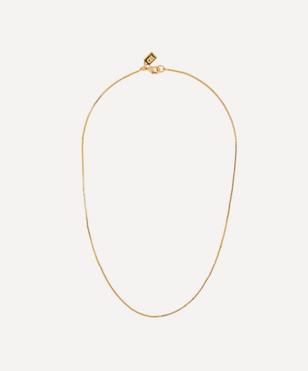 Crystal Haze - 18ct Gold-Plated Box Chain Necklace image number 0