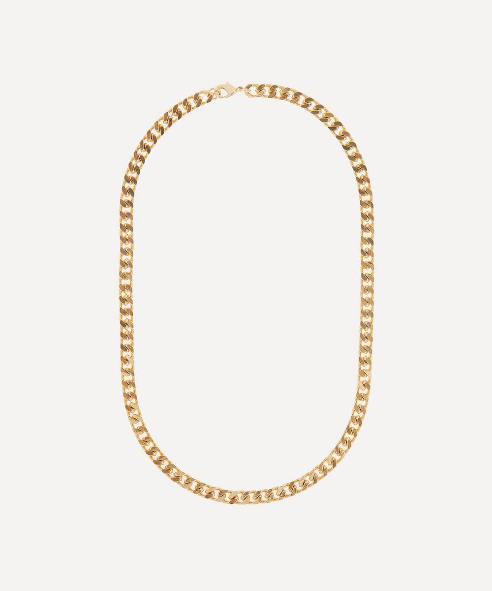 Crystal Haze - 18ct Gold-Plated Plain Jane Chain Necklace