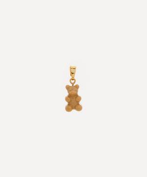 18ct Gold-Plated Nostalgia Bear Resin Charm
