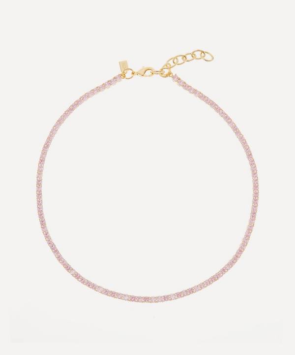 Crystal Haze - 18ct Gold-Plated Serena Crystal Necklace image number 0