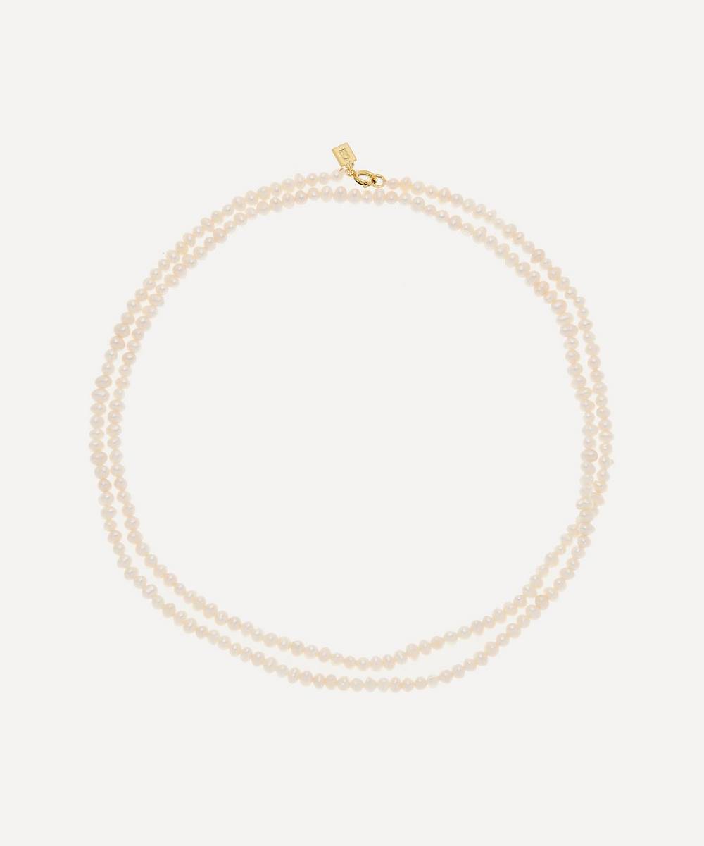 Crystal Haze - Diva Long Freshwater Pearl Necklace