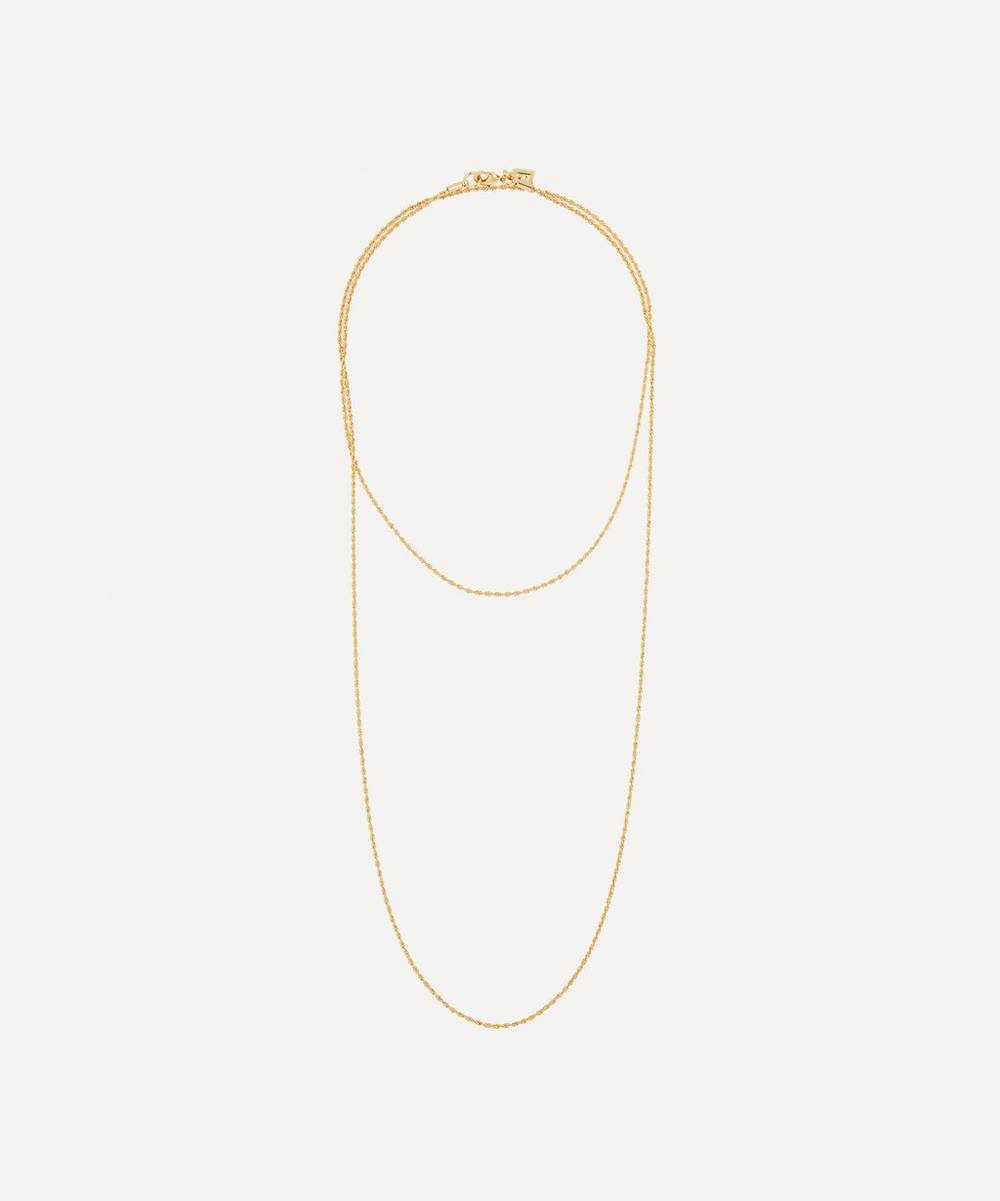 Crystal Haze - 18ct Gold-Plated Double Rope Chain Necklace