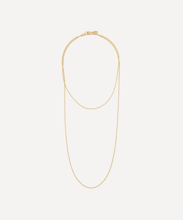 Crystal Haze - 18ct Gold-Plated Double Rope Chain Necklace image number 0