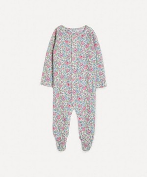Liberty - Felicite Jersey Babygrow 3-24 Months image number 0